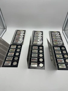 (SET OF 3) 50 State Quarters Greetings From America Portfolio 1999-2001. - Picture 1 of 16