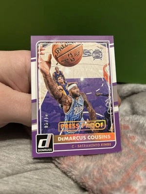 2015-16 Donruss DeMarcus Cousins Oro Prensa Prueba/10 Sacramento Kings SP Foto 1 de 2