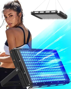 45W tragbare Bräunungslampe mit 216 LEDs klappbar Ständer für Gesicht & Körper - Bild 1 von 8
