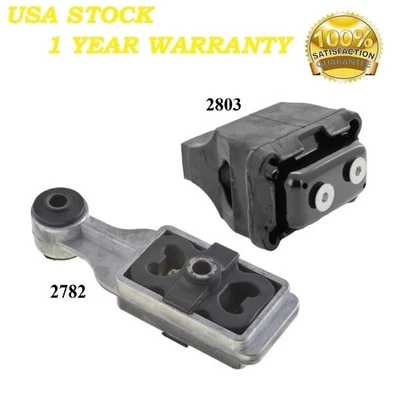 2PCS FRONT MOTOR MOUNT FIT 1994-1998 PONTIAC GRAND AM 2.3L 138cid & 2.4L -MANUAL - Image 1 of 4