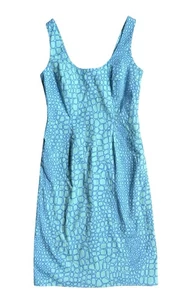 Marella Max Mara Dress Turqouise Vintage Womens UK 10 - Picture 1 of 9