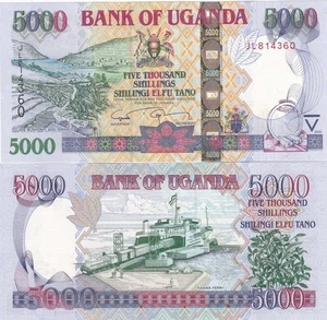 Uganda - 5000 Shillings 2009 UNC P. 44d Lemberg-Zp - Picture 1 of 1