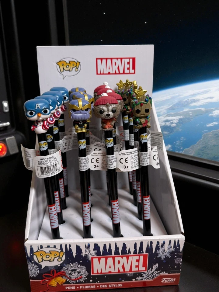 Funko POP! Pluma Topper Marvel Navidad Navidad X-Mas NUEVO - Elige tu personaje Foto 1 de 4
