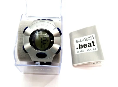 Swatch Irony Beats Watch FLOATING DOT YQS1000 with Case & Papers 1999 Aluminum - Image 1 of 4