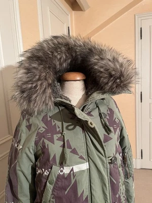Ralph Lauren Denim & Supply - Parka doudoune manteau coat aztèque Rare - Size S - Photo 1/4