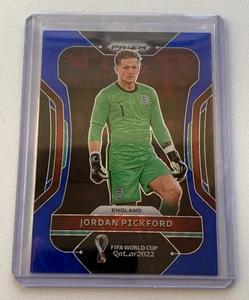 Jordan Pickford Blue Choice /135 England | Panini Prizm World Cup 2022 - Picture 1 of 2