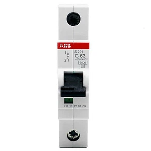 1 piece new abb S201-C63 1P 63A Miniature circuit breaker Free ship - Picture 1 of 2