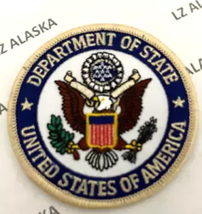 UNITED STATES of AMERICA DEPARTMENT of STATE 3" FULL COLOR PATCH (DD) - Picture 1 of 3