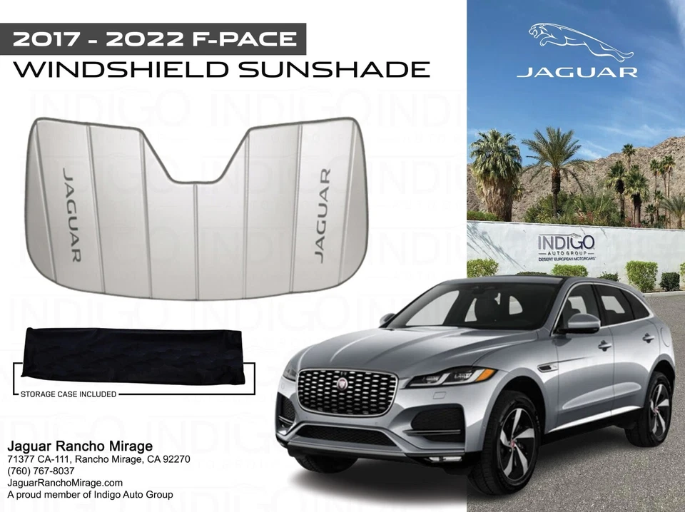 Parasol original Jaguar F-PACE 2017-2022 UV - Parabrisas delantero T4A18303 Foto 1 de 2