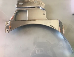 FAN SHROUD ORIGINAL ? CUSTOM ? GM CHEVY RAT ROD CHROME HALF METAL - Picture 1 of 1