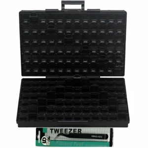AideTek BOX-ALL Gehäuse mit 144 Fächern Chip jeden Deckel ESD sicher antistatisch - Bild 1 von 8