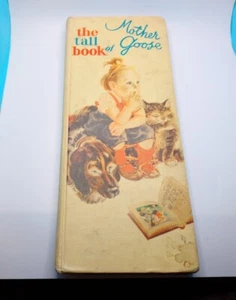 The Tall Book Of Mother Goose Book HC Vintage 1st Edition 1942 Marked TT  Back - Bild 1 von 24