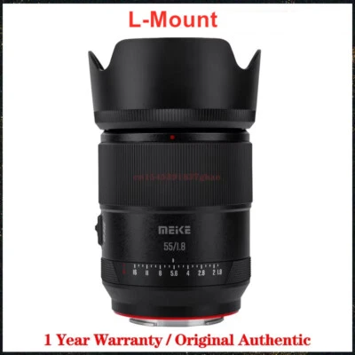 MEIKE 55mm F1.8 Pro Full Frame Auto Focus Lens for Leica Panasonic Sigma L-Mount - Image 1 of 4