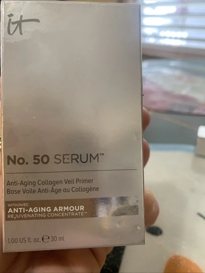 It Cosmetics No. 50 Serum Anti-Aging Collagen Veil Primer 1oz FULL SIZE! NIB! - Image 1 of 4