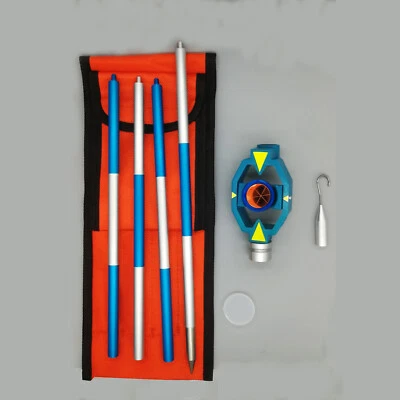 LETER New Micro Blue Prism +17.5mm With 4 Poles For Total Station