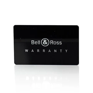 Authentic Bell & Ross Warranty Card Stamped Open - Picture 1 of 2
