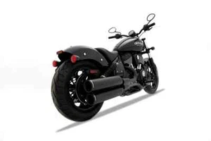 Rinehart Racing 4" Slip-On Mufflers w/ Black End Caps For 2022+ Indian Chief - Bild 1 von 2