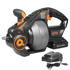 DOMINOX Electric Drain Drill with 25FT Plumbing Snakes（Batteries Included） - Bild 1 von 6