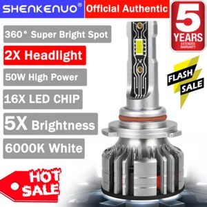 For Chevy Malibu 2016-2018 2PC 6000k LED Headlights Bulbs High/Low Beam Kit A8D - Imagen 1 de 14