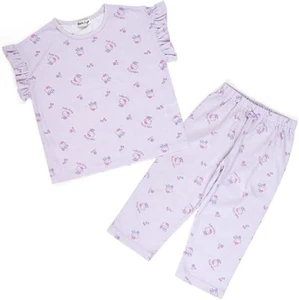 Sanrio Hello Kitty Kids Short Sleeve Pajamas Purple 100cm Length: 15in - Picture 1 of 24