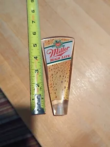 Vintage Miller High Life Bierhahn Lucite Griff Knauf 6 Zoll - Bild 1 von 3