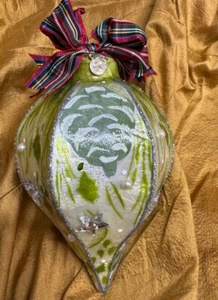 Mackenzie Niños Abeto Capiz Adornos Verde-1 Nuevo Sin Caja - Imagen 1 de 3