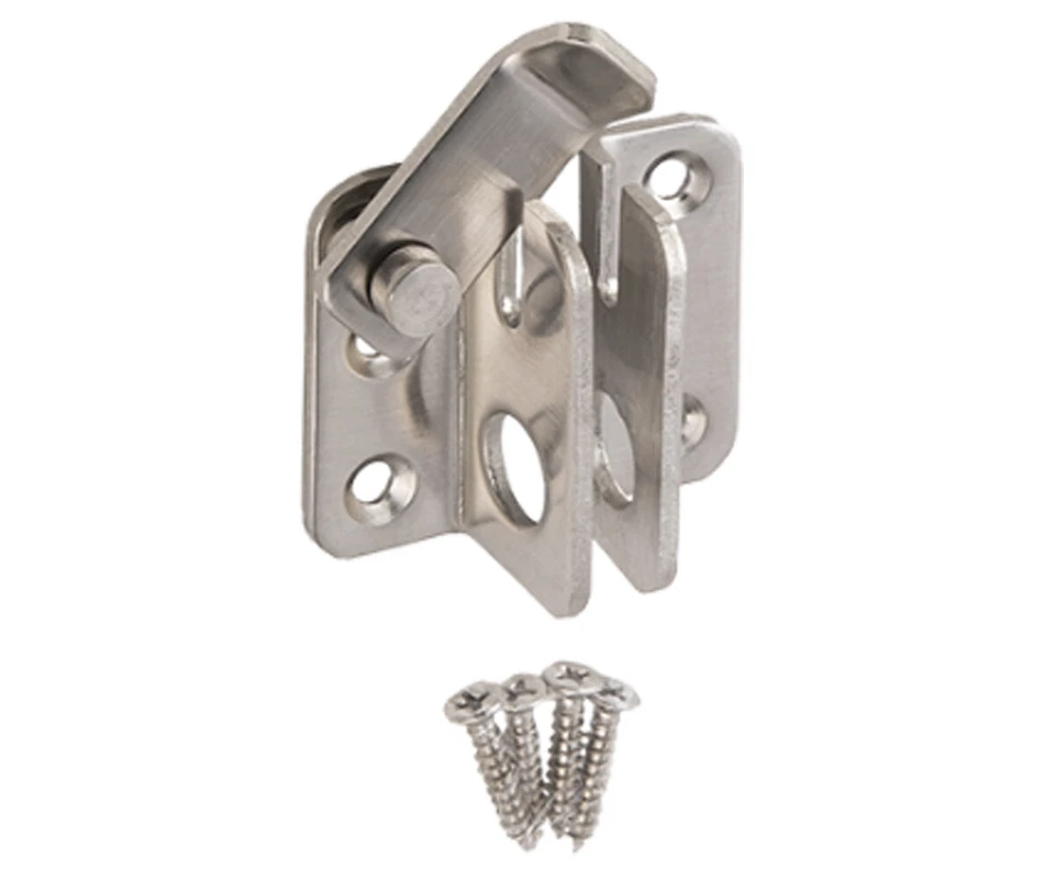 DOMAX Türriegel Edelstahl zum Schrauben 45x40mm Türschlossriegel Türriegel WZK Schloss