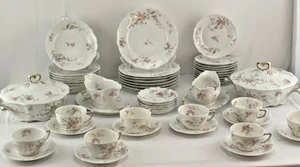 Antique Set of Charles Ahrenfeldt Limoges France Depose 49 Assorted China Pieces - Picture 1 of 23