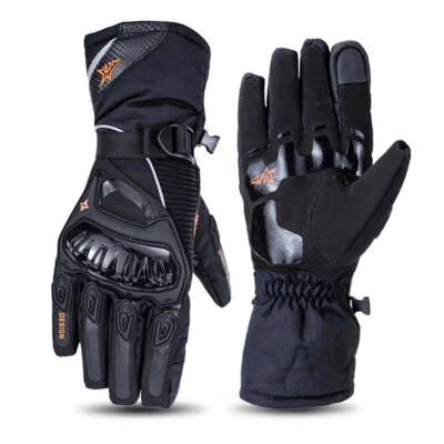 Guantes protectores de invierno con pantalla táctil impermeables a prueba de viento para motocross Foto 1 de 4