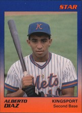 1989 Kingsport Mets Star #7 Alberto Diaz