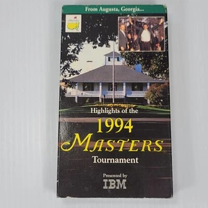 1994 Masters Tournament Highlights IBM VHS Movie Vintage Golf Tournament - Picture 1 of 2