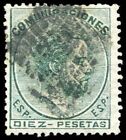 Spanien, 1872, 120 Sperati, Gestempelt