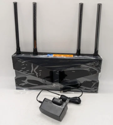 TP-Link Aginet EX220 AX1800 dual-band WiFi 6 router 1xWAN mesh black - Image 1 of 4