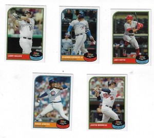 2020 TOPPS BASEBALL FUTURE STARS CLUB DECEMBER SET OF 5 CARDS