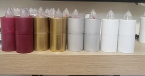 LUMINO CANDELA VOTIVA ELETTRICA A BATTERIE SOSTITUIBILI SACRO RELIGIOSO - Imagen 1 de 7