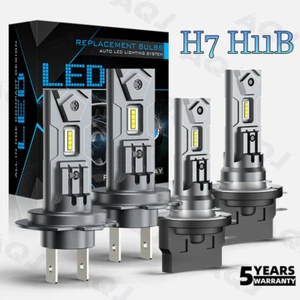 For Kia Sportage 2011-2016 4pcs H7 H11B LED Headlight High Low Beam Combo Bulbs - Picture 1 of 18