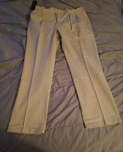 Polo Ralph Lauren Stone 100% Cotton Classic Pleated Fit Pants 52B x 30 Khaki NWT - Picture 1 of 12