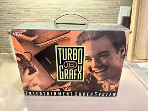 Turbo Grafx 16 Console with Controller, Complete in Box w/ Devil's Crush Game - Picture 1 of 7