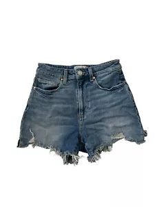 Paige Dani Cut Off Denim Shorts Blue Women’s Size 25x4 Good Condition - Picture 1 of 10