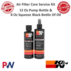 K&N Performance Air Filter Care Service Kit Black Squeeze Bottle & Pump Cleaner - Bild 1 von 10