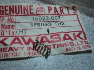 1968-99 Kawasaki Z1 H1 H2 S1 S3 A1 A7 Ar C2 Pilot Spring Nuevo fabricante de equipos originales 16022-007 - Imagen 1 de 2
