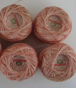 4 balls Coats & Clark’s Tatting Crochet Thread O.N.T. Size 30 - 120 Yards each - Picture 1 of 4