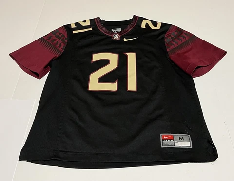 Nike Team Florida State University FSU Jersey Youth Medium #21 Johnson Cover