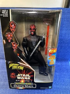 1999 Star Wars Episode 1: Electronic 12" Darth Maul Figure - batteries dead - Picture 1 of 22