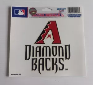 (10) PACK - Arizona Diamondbacks Ultra Decal Baseball Reusable 4.5" x 5.5" - Picture 1 of 2