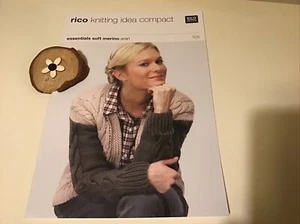 Rico Design Knitting Pattern. Aran. Cabled Cardigan. Ref 105 - Picture 1 of 5