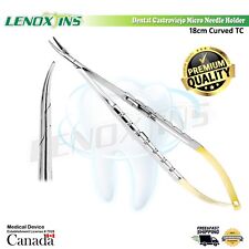 Dental Castroviejo Micro Needle Holder CVD TC 18CM Dental Surgical Instruments