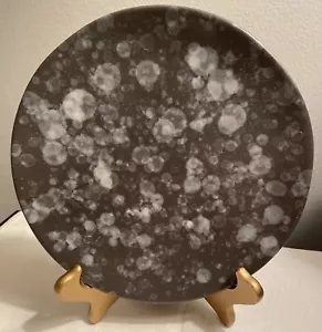 Cracker Barrel Black And White Speckle Dot Design 8.5” Salad Plate - Picture 1 of 2