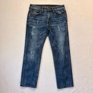 American Eagle Jeans Herren 31 x 30 Blau Original Straight Extreme Flex Distressed - Bild 1 von 15