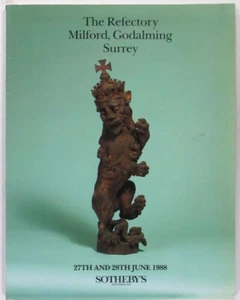 Antique English Antiques - Sneyers The Refectory Collection 1988 Auction Catalog - Picture 1 of 8